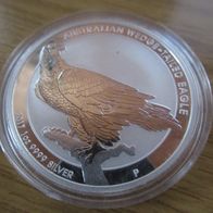 Australien Wedge Tailed Eagle 2017, 1 Dollar, 1 oz 9999 Silber, gekapselt