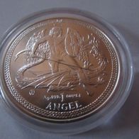 Angel Isle of man 2015, 1 oz 999 Silber, gekapselt