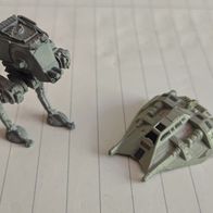 STAR WARS Micro Machines AT-ST + Snowspeeder