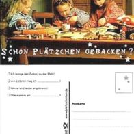 Reklame-Postkarte "Schon Plätzchen gebacken?" Deutsche Post AG