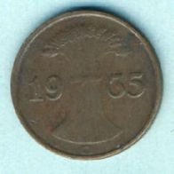 1 Reichspfennig 1935 G