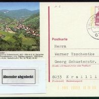 Bund Bildpostkarten BPK Mi. Nr. P 138 n1/2 Seebach, Baden o <