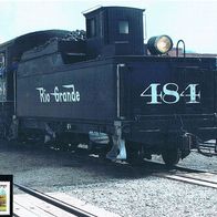 484 Rio Grande Dampflokomotive - Schmuckblatt 1.1