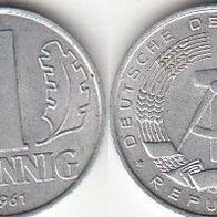 DDR 1 Pfennig 1961 A (m167)