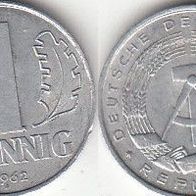 DDR 1 Pfennig 1962 A (m168)
