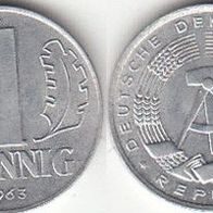 DDR 1 Pfennig 1963 A (m169)