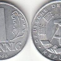 DDR 1 Pfennig 1968 A (m172)