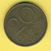 DDR 20 Pfennig 1983