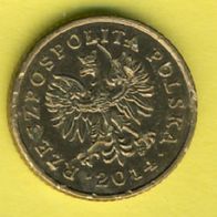 Polen 1 Grosz 2014 alte Prägung