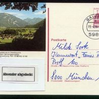 Bund Bildpostkarten BPK Mi. Nr. P 138 n6/86 Ruhpolding o <