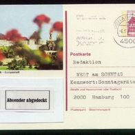 Bund Bildpostkarten BPK Mi. Nr. P 138 n6/89 Darmstadt o <