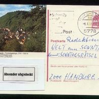 Bund Bildpostkarten BPK Mi. Nr. P 138 n9/131 Bad Berneck o <
