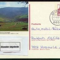 Bund Bildpostkarten BPK Mi. Nr. P 138 p9/120 Oberried/ Hochschwarzwald o <