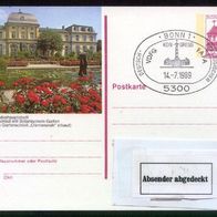 Bund Bildpostkarten BPK Mi. Nr. P 138 r2/18 Bonn (z.d. Zeit Bundeshauptstadt) o <