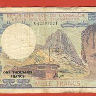 Kamerun 1000 Francs 70ziger Jahre