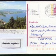 Bund Bildpostkarten BPK Mi. Nr. P 138 r4/61 Bregenz, Österreich o <