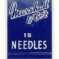 Nähnadeln 15 Marshall & Co´s Needles Sharps 3/9