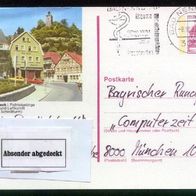 Bund Bildpostkarten BPK Mi. Nr. P 138 r6/89 Bad Berneck o <