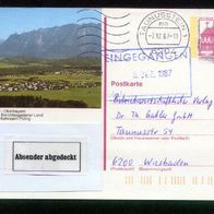Bund Bildpostkarten BPK Mi. Nr. P 138 r12/177 Piding o <