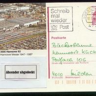 Bund Bildpostkarten BPK Mi. Nr. P 138 r15/208 Hannover o <