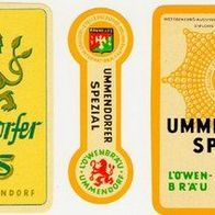 ALT ! Bieretiketten Brauerei Löwenbräu Ummendorf