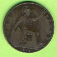 Großbritannien 1 Penny 1918