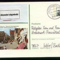 Bund Bildpostkarten BPK Mi. Nr. P 139 t1/12 Oettingen o <