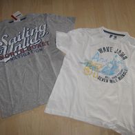 2x trendiges T-Shirt YIGGA (NEU) + Tom Tailor Gr. 140/146/152 (0916)