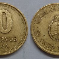 Argentinien 10 Centavos 1994 ## K