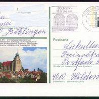 Bund Bildpostkarten BPK Mi. Nr. P 139 t6/90 Herrenberg o <
