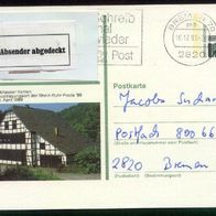 Bund Bildpostkarten BPK Mi. Nr. P 139 t6/92 Solingen o <