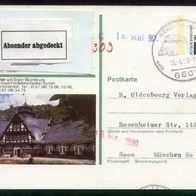 Bund Bildpostkarten BPK Mi. Nr. P 139 u1/9 Bad Münster o <