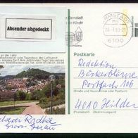 Bund Bildpostkarten BPK Mi. Nr. P 139 u2/32 Biedenkopf an der Lahn o <