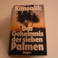 Buch Roman Das Geheimnis der sieben Palmen / von Konsalik