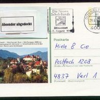Bund Bildpostkarten BPK Mi. Nr. P 139 v1/10 Füssen o <
