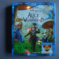 BluRay + DVD + Digital Copy - Alice im Wunderland