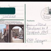 Bund Bildpostkarten BPK Mi. Nr. P 139 v2/25 (1) Lippstadt o <