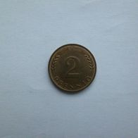2 Pfennig BRD Deutschland bronze1968 D
