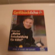 Stadionzeitung des 1. FC Köln Geißbock Echo vom 16. Dezember 2000