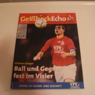Stadionzeitung des 1. FC Köln Geißbock Echo vom 1. Dezember 2001