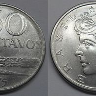 Brasilien 50 Centavos 1975 ## Le1