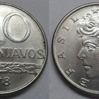 Brasilien 10 Centavos 1978 ## B9