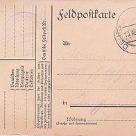 Feldpostkarte 3. Württ. Feldartillerie-Regiment No. 49 - 1917 (25095)