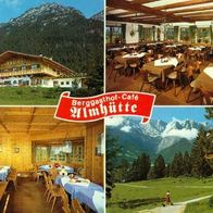 82467 Garmisch-Partenkirchen Berggasthof - Café > Almhütte < 4 Ansichten 1983
