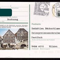 Bund Bildpostkarten BPK Mi. Nr. P 139 v4/57 (2) Backnang o <