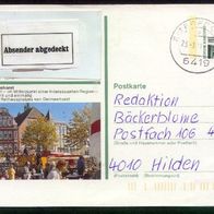 Bund Bildpostkarten BPK Mi. Nr. P 139 v6/96 Delmenhorst o <