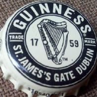 Guinness St. James´s Gate Dublin Brauerei Bier Kronkorken Irland 2014 Kronenkorken
