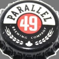 Parallel 49 Brewing Brauerei Bier Kronkorken in schwarz aus Kanada neu und unbenutzt