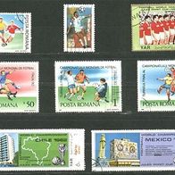 Fußball Weltmeisterschaft 1962, 1970, 1990, 1994