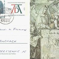 Sonderpostkarte „Engelsmesse“ Albrecht Dürer Jahr Nürnberg 1971 - P100